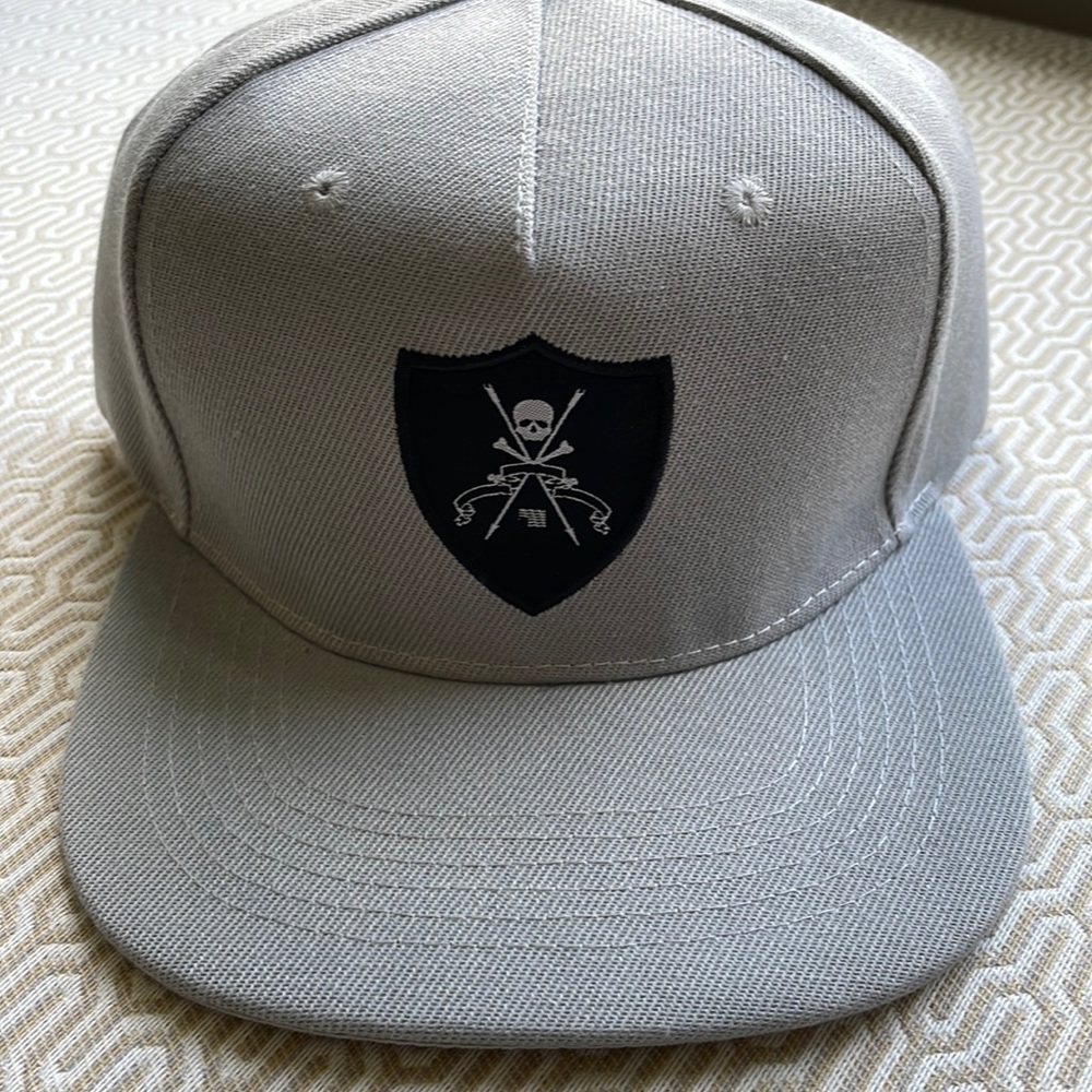 Black Scale flat brim ball cap